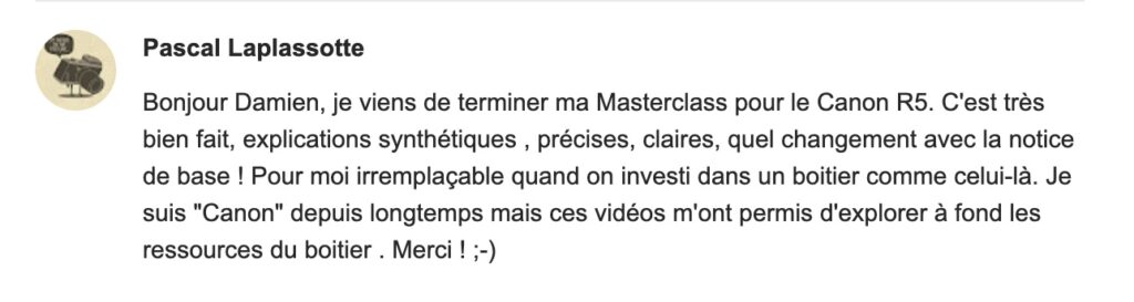 avis masterclass damien bernal